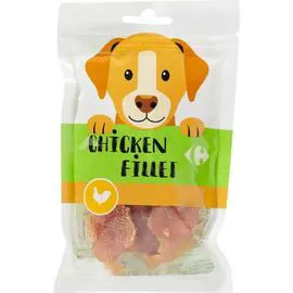 CARREFOUR Récompense pour chien filet de poulet 80g