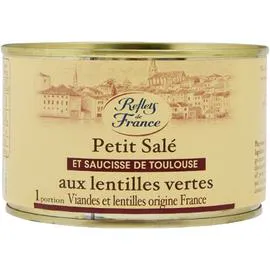 REFLETS DE FRANCE Plat cuisiné petit salé lentilles 420g