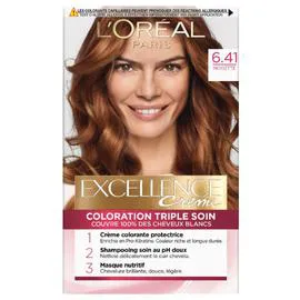 L'ORÉAL PARIS, EXCELLENCE Coloration Cheveux 6.41 Marron Ambré l'unité