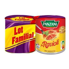 PANZANI Ravioli à la tomate 2x800g