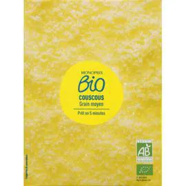 MONOPRIX BIO Couscous grain moyen bio 500g