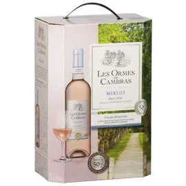 LES ORMES DE CAMBRAS Vin rosé Merlot Pays d'Oc 5l