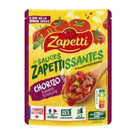 ZAPETTI Sauce tomate chorizo 220g