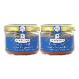 JEAN LARNAUDIE Terrine Périgourdine à la vieille prune "Gastronomie" 360g