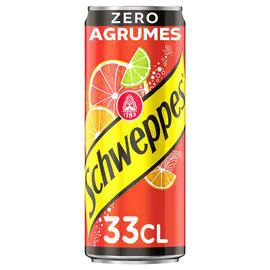 SCHWEPPES Zéro - Boisson agrumes 330ml
