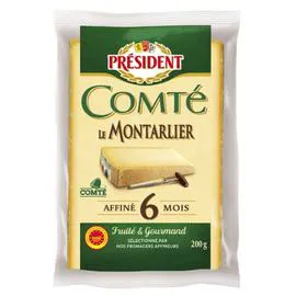 PRÉSIDENT Comté Le Montarlier affiné 6 mois 200g