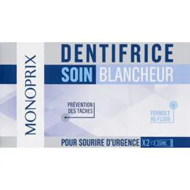 MONOPRIX Dentifrice blancheur 50ml