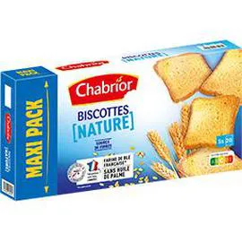 CHABRIOR Biscottes nature 830g