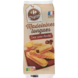 CARREFOUR ORIGINAL Madeleines longues coeur chocolat 240g