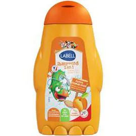 LABELL Shampooing 2en1 parfum abricot 250ml
