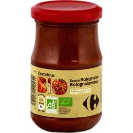 CARREFOUR BIO Sauce bio bolognaise 190g