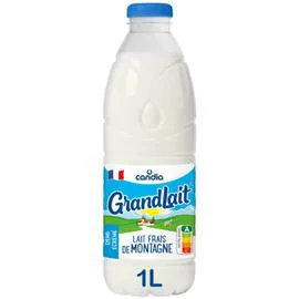 CANDIA, GRANDLAIT Lait Frais Demi-Ecreme de Montagne 1l