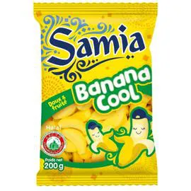 SAMIA Bonbons halal bananes 200g