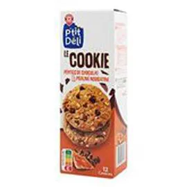 MARQUE REPÈRE, P'TIT DÉLI Biscuits Cookies Chocolat nougatine 200g