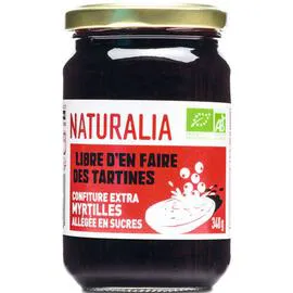 NATURALIA Confiture de Myrtilles Bio 340g