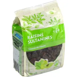 CARREFOUR Fruits secs raisins sultanines 500g