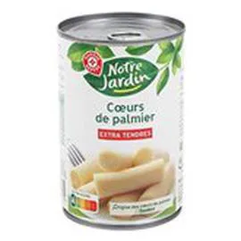 MARQUE REPÈRE, NOTRE JARDIN Coeurs de palmiers Extra tendres 220g
