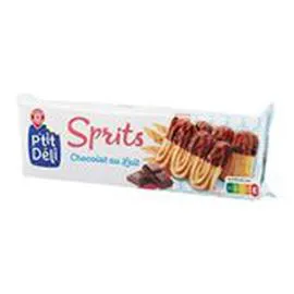 MARQUE REPÈRE, P'TIT DÉLI Biscuits Sprits Chocolat au lait 150g