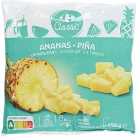 CARREFOUR Ananas en morceaux 450g