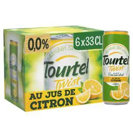 TOURTEL Bière au jus de citron Twist 6x33cl