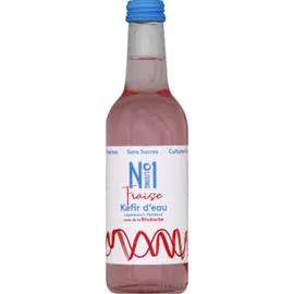 NO.1 LIVING Eau De Kefir Fraise Avec De La Rhubarbe 330ml