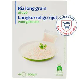 CARREFOUR Riz long grain étuvé 4x125g