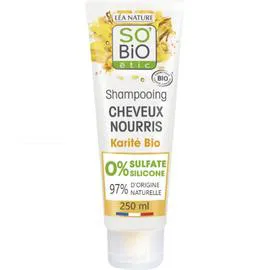LÉA NATURE, SO'BIO ÉTIC Shampoing Nourrissant au Karité Cheveux Secs à Très Secs Bio 250ml