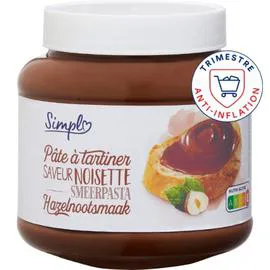 CARREFOUR SIMPL Pâte à tartiner au cacao & noisettes 750g