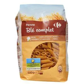 FILIÈRE QUALITÉ CARREFOUR Pâtes penne blé complet 500g