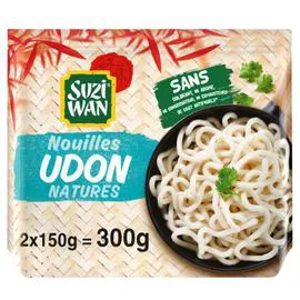 SUZI WAN Nouilles Udon précuites pour wok 2x150g