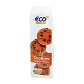 ECO+ Cookies Pépites de chocolat 200g