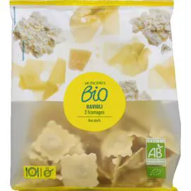 MONOPRIX BIO Ravioli 3 fromages bio 250g