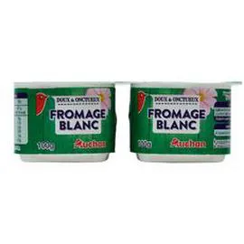 AUCHAN Fromage blanc 7.8% MG 4x100g