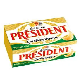 PRÉSIDENT Beurre Demi-sel Gastronomique 250g