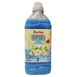 AUCHAN Adoucissant liquide concentré fraîcheur de printemps 750ml