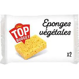 TOP BUDGET Eponges végétales x2