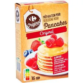 CARREFOUR ORIGINAL Préparation gâteau Pancakes 2x175g