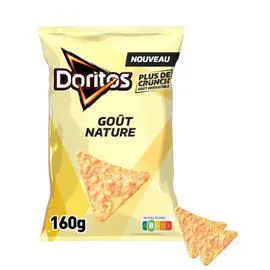 DORITOS Chips tortilla goût nature 160g