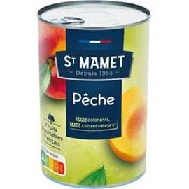 ST MAMET Fruits au sirop Pêches 230g