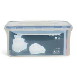 PLAST TEAM Boîte pour congélateur et micro-onde 2L, 4 clips l'unité