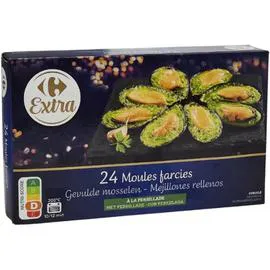 CARREFOUR EXTRA Moules farcies persillade 250g