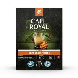 CAFÉ ROYAL Café capsules Compatibles Nespresso Espresso Forte - x36 190g