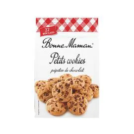 BONNE MAMAN Biscuits petits cookies aux pépites de chocolat 250g