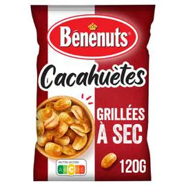 BÉNÉNUTS Cacahuètes grillées à sec 120g