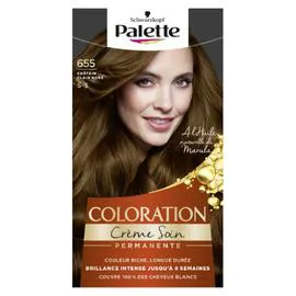 SCHWARZKOPF, PALETTE Coloration Permanente châtain doré 655 115ml