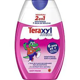 TERAXYL Dentifrice enfant 2en1 Fraise - Dès 6 ans 75ml