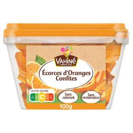 VAHINÉ Fruits confits écorces d'orange 100g