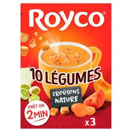 ROYCO Velouté 10 légumes croutons romarin 600g