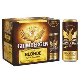 GRIMBERGEN Bière blonde 6x33cl