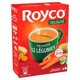 ROYCO Soupe déshydratée veloutée 12 légumes 4x800ml
